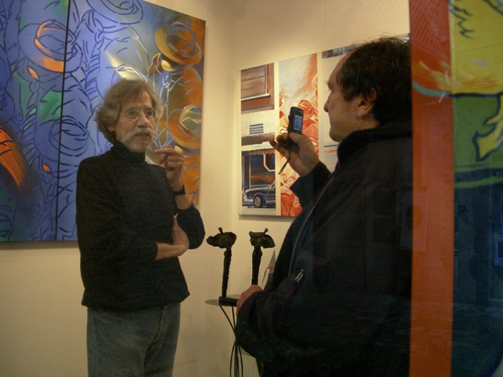 2008 Galerie Clac JF Vautrin interviewé par Didier Petit, ( voir l'interview dans la rubrique Liens )